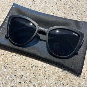 Quay sunglasses and case